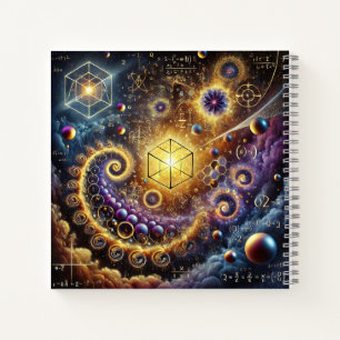 Glowing Cubes, Spirals & Equations Design Notebook