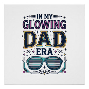 Glowing Dad Era Retro Neon Sunglasses Shirt_1 Poster