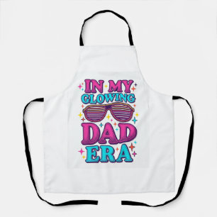 Glowing Dad Era Vintage Engraving Shirt Design_1 Apron