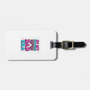 Glowing Dad Era Vintage Engraving Shirt Design_1 Luggage Tag