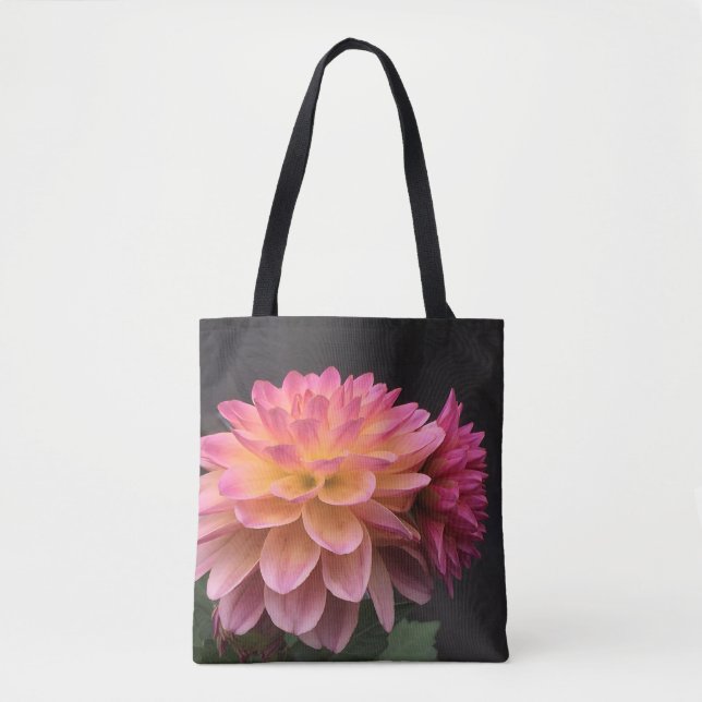 Glowing Dahlia Tote Bag (Front)