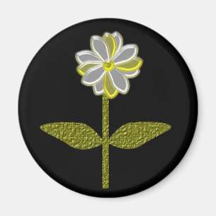 Glowing Daisy Flower Magnet