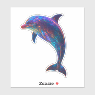 Glowing Dolphin Art 