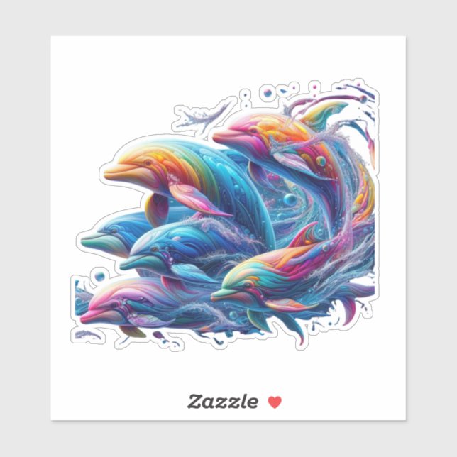 Glowing Dolphin Art (Sheet)