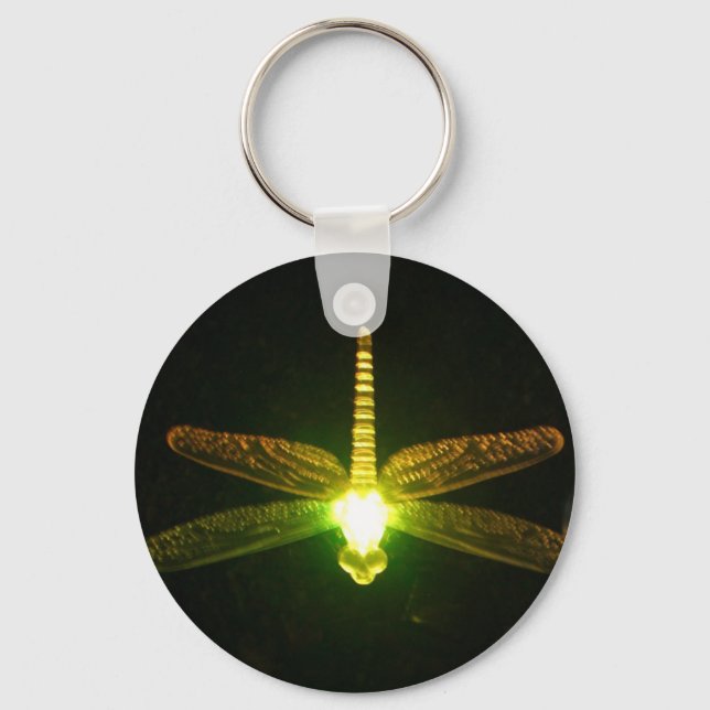 Glowing Dragonfly Key Ring (Front)