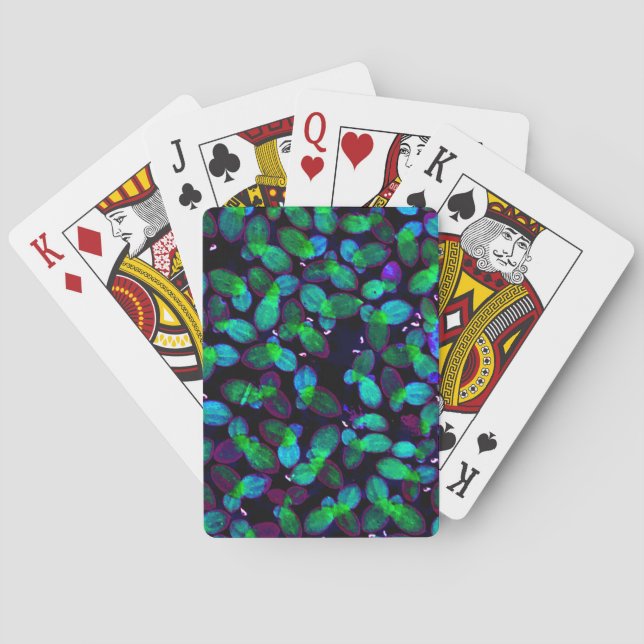 Glowing Duckweed Playing Cards (Back)