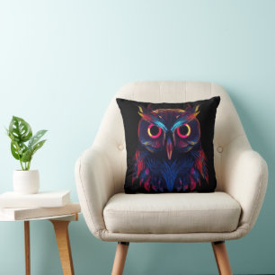 Glowing eyes cushion