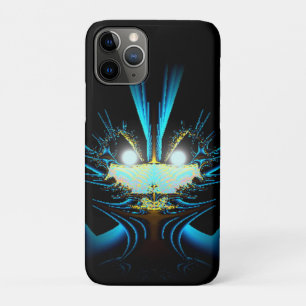 Glowing Eyes Luminous Blue Creature iPhone 11 Pro Case
