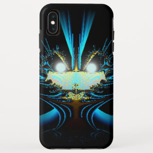 Glowing Eyes Luminous Blue Creature  iPhone XS Max Case