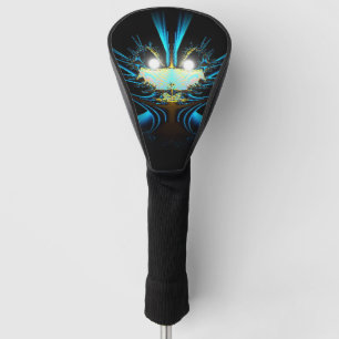 Glowing Eyes Luminous Blue Creature  Golf Head Cover