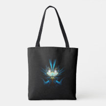 Glowing Eyes Luminous Blue Creature 