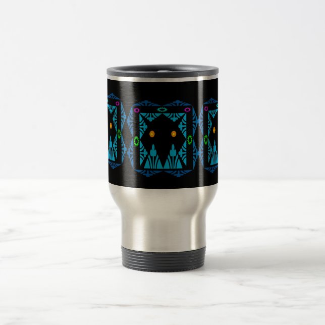 Glowing Eyes Travel Mug (Center)