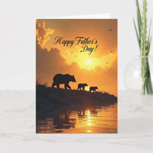 Glowing Fathers Day Card