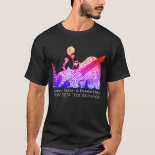 Glowing Fiddle and Ferns T-Shirt