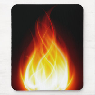 Glowing Flames Mousepad