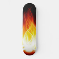 Glowing Flames Skateboard