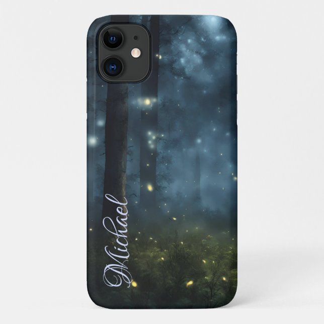 Glowing Forest Fireflies Case-Mate iPhone Case (Back)