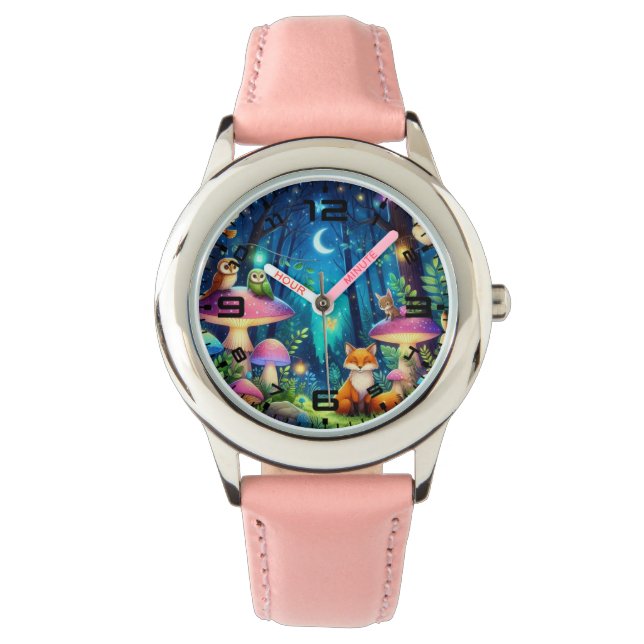 Glowing Forest Pink Watch (Front)