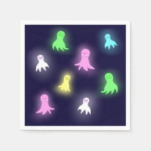 Glowing Ghosts Napkin