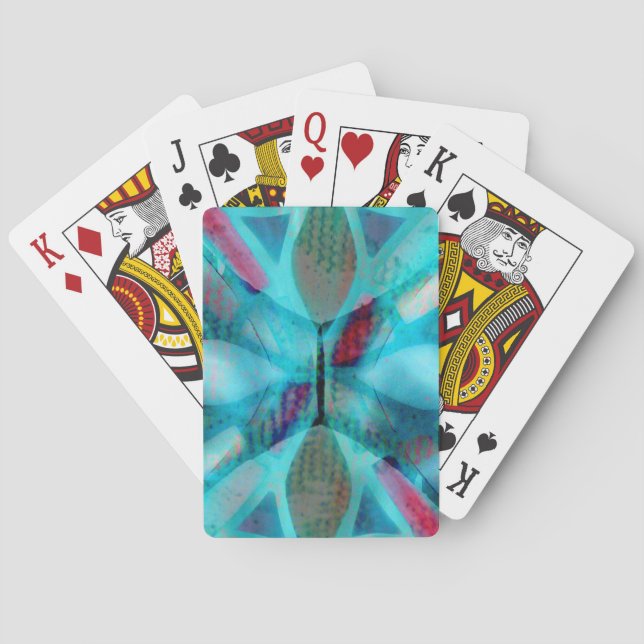 Glowing Glass Playing Cards (Back)