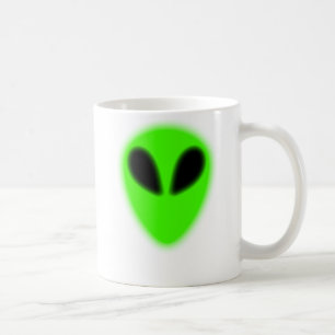 Glowing Green Alien Mug
