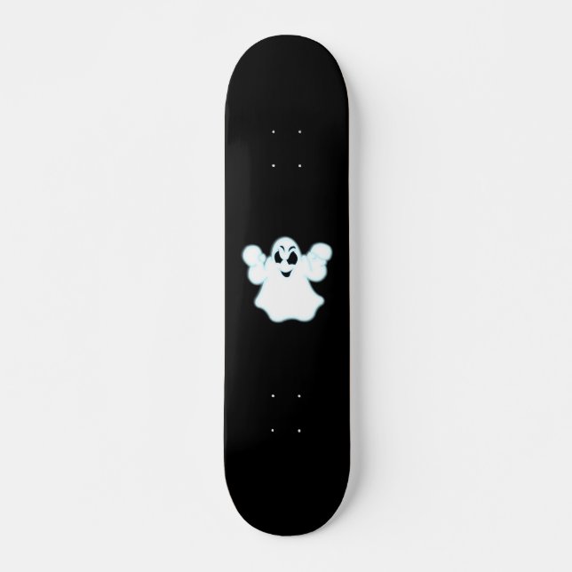 Glowing Halloween Ghost Skateboard (Front)