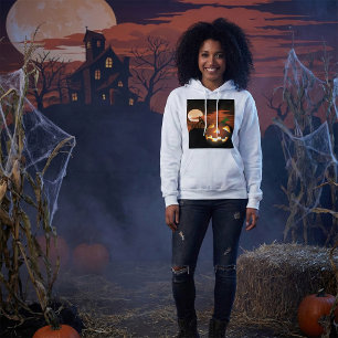 Glowing Halloween Pumpkin Spooky Hoodie