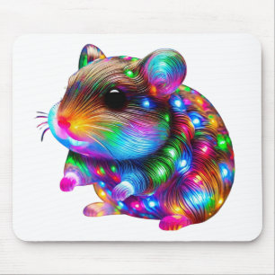 Glowing Hamster Mouse Mat