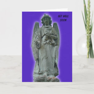 Glowing Healing Angel, Get Well Soon Card