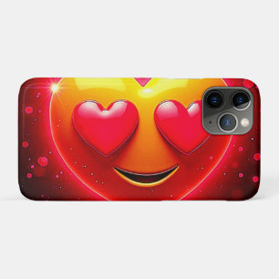 Glowing Heart Eyes Emotion iPhone 11 Pro Case