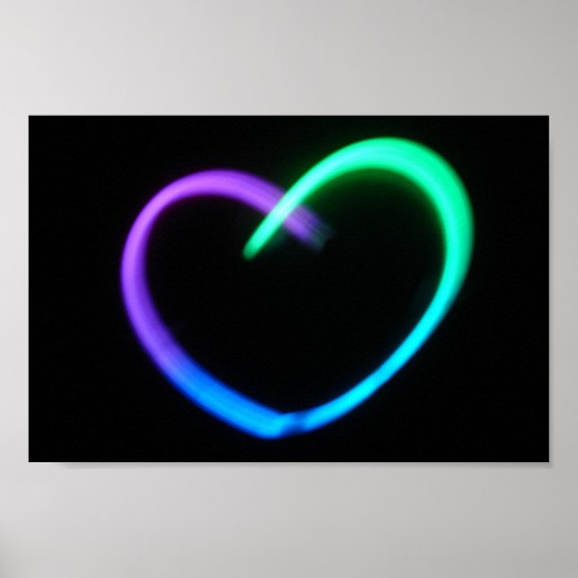 Glowing Heart Poster (Front)