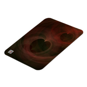 Glowing Hearts Magnet