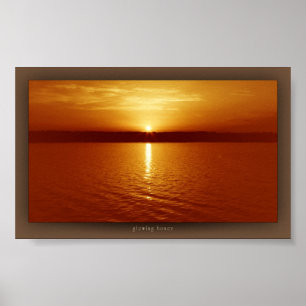 glowing honey poster