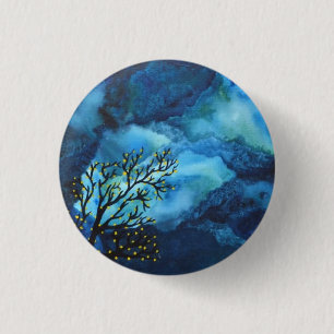 Glowing in the dark (buttons) 3 cm round badge