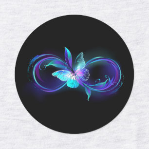 Glowing Infinity with Magic Butterfly