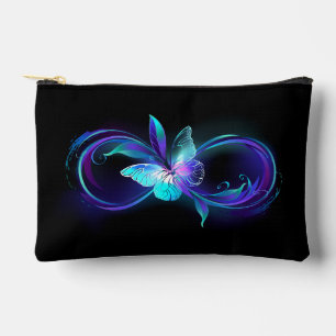 Glowing Infinity with Magic Butterfly Accessory Pouch