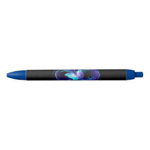 Glowing Infinity with Magic Butterfly Black Ink Pen