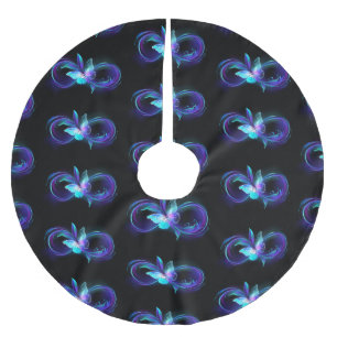 Glowing Infinity with Magic Butterfly Brushed Polyester Tree Skirt
