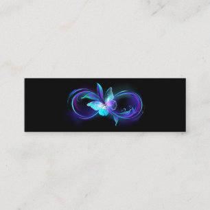 Glowing Infinity with Magic Butterfly Calling Card