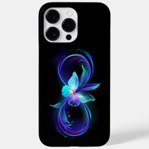 Glowing Infinity with Magic Butterfly Case-Mate iPhone 14 Pro Max Case