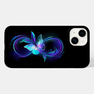 Glowing Infinity with Magic Butterfly Case-Mate iPhone 14 Case