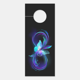 Glowing Infinity with Magic Butterfly Door Hanger