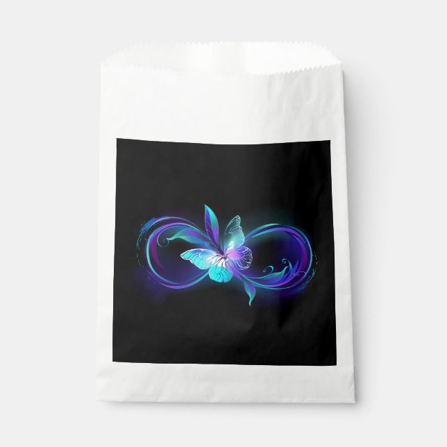 Glowing Infinity with Magic Butterfly Favour Bags (Front)