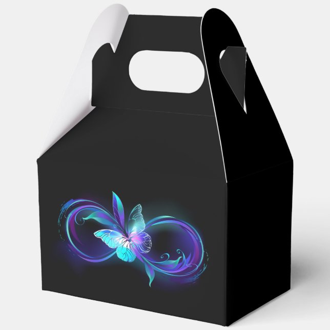 Glowing Infinity with Magic Butterfly Favour Box (Back)