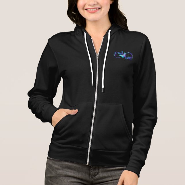 Glowing Infinity with Magic Butterfly Hoodie (Front)