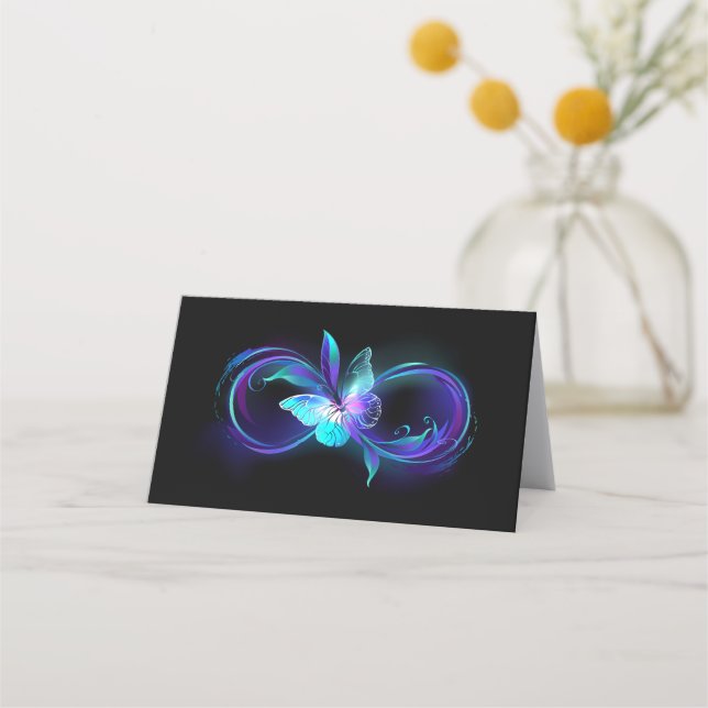 Glowing Infinity with Magic Butterfly Loyalty Card (Front)