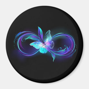 Glowing Infinity with Magic Butterfly Magnet