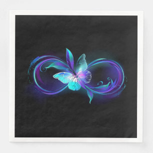 Glowing Infinity with Magic Butterfly Napkin