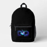 Glowing Infinity with Magic Butterfly