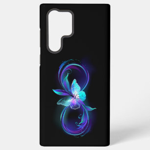 Glowing Infinity with Magic Butterfly Samsung Galaxy Case